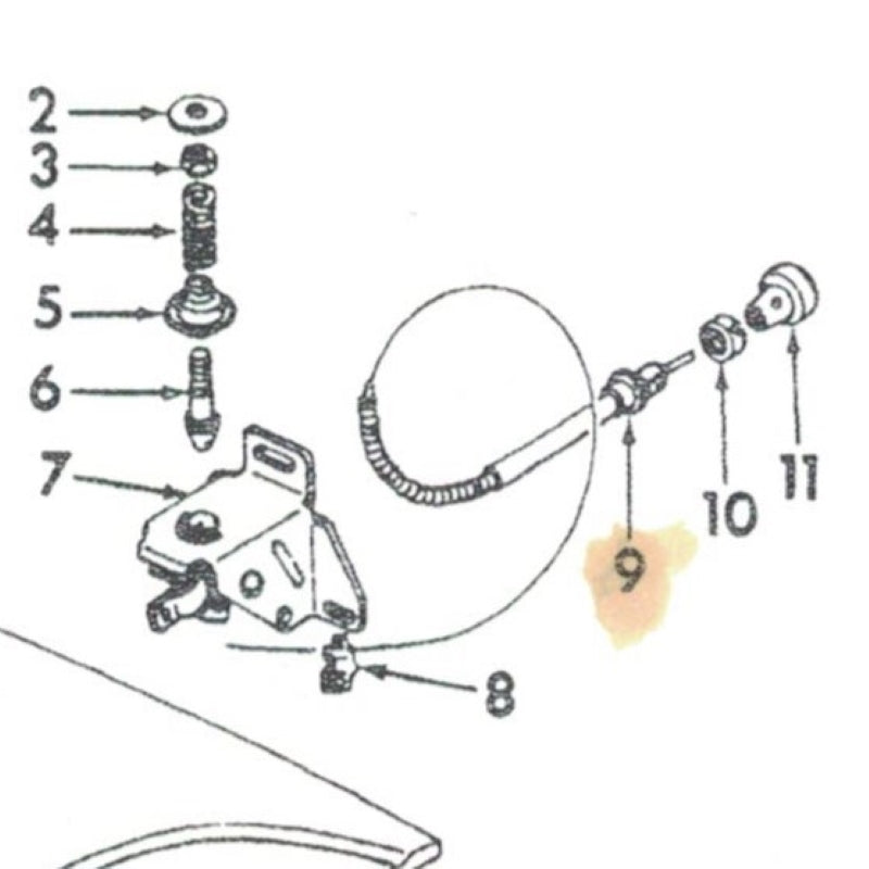Hood Release Cable - Early
